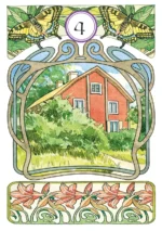 Art Nouveau stiliaus Lenormand orakulas - Image 3