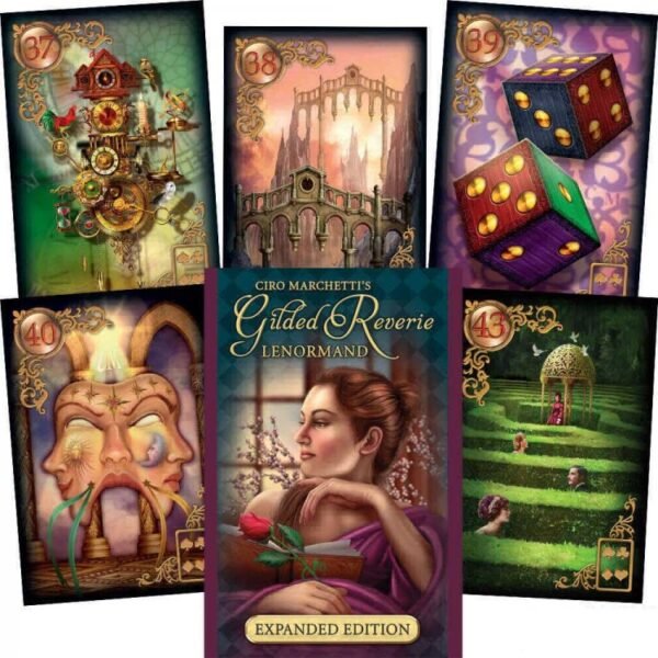 Oracle kortos Gilded Reverie Lenormand