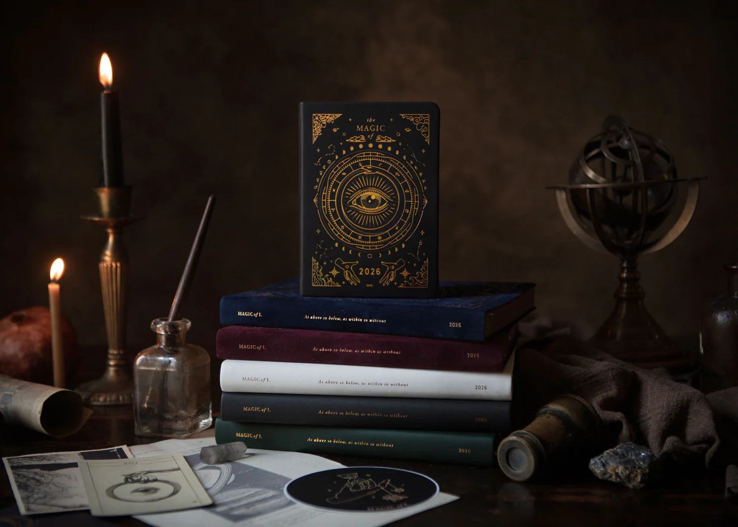 All-planners-A5-_-A6_3_1500x NAUJA! 2026 m. astrologinis kišeninis planuoklis – juodas - Image 6