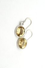 Auskarai su citrinu - Image 2