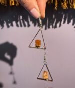 Auskarai su citrinu - Image 2