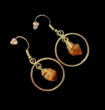 Auskarai su citrinu - Image 2