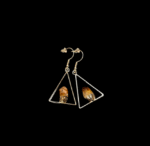 Auskarai su citrinu - Image 3