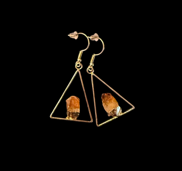 IMG_2419-Photoroom Auskarai su citrinu - Image 1