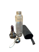 Stiklinė gertuvė su ametistu