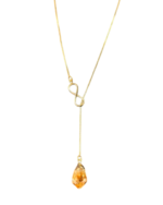 Citrino ir begalybės ženklo vėrinys