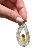 Agato pakabukas su citrinu