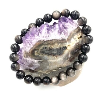 Obsidiano apyrankė 8 mm