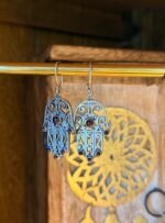 Auskarai "Hamsa" - Image 2