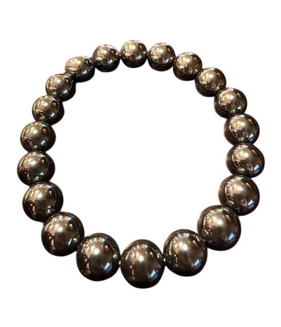 IMG_6612-Photoroom Hematito apyrankė 10 mm - Image 1