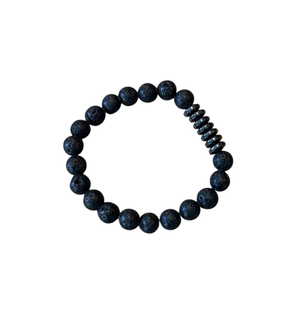 IMG_6684-Photoroom Lavos su hematitu apyrankė - Image 1