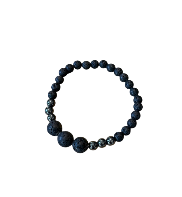 IMG_6685-Photoroom Lavos su hematitu apyrankė - Image 1