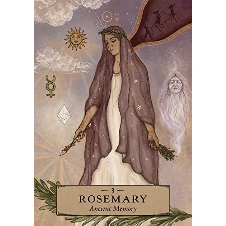 YgFcTVeNCQ-514iGTuzO2L-750x750 Herbal Astrology Oracle kortos - Image 2