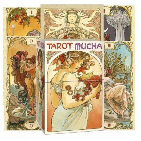 ZbPCivlGdi-MUCHA TAROT CARDS cover-450x450 Mucha Tarot Kortos - Image 1