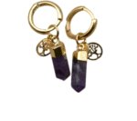 Auskarai su ametistu ir Gyvybės medžiu - Image 2