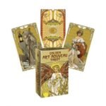 Golden Art Nouveau Tarot Mini kortos