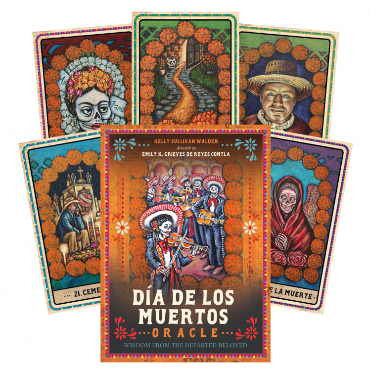 rAhkzbknqr-dia-de-los-muertos-oracle-cards-deck-blue_angel-1-750x750 Dia De Los Muertos Oracle kortos - Image 1