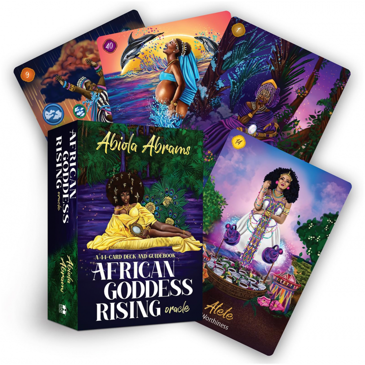 zqnbsoZVlt-African-Goddess-Rising-Oracle-cards-deck-2-750x750 African Goddess Rising Oracle kortos - Image 1